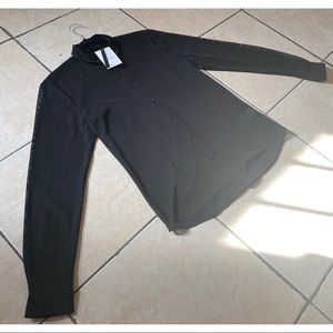 ASOS MENS SHEER LONG SLEEVE BUTTON UP